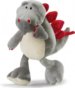 Nici 32193 Dinosaurier Stegosaurus Grau 15cm Plüsch Kuscheltier Schlenker