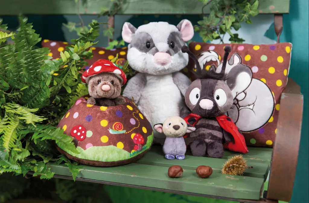 Nici 48209 Fledermaus Drallula 30cm Forest Friends GREEN Plüsch Kuscheltier 2 Nici 48209 Fledermaus Drallula 30cm Forest Friends GREEN Plüsch Kuscheltier – Bild 2