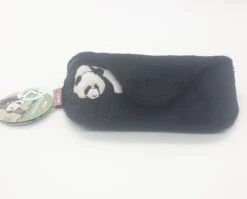 Nici 32496 Brillenetui Panda Fu Bao Schwarz Plüsch Ca 17x8cm Wild Friends