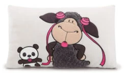 Nici 40869 Kissen Jolly Mäh Schaf Jolly Juicy Zungebleck +Panda 43x25cm Plüsch