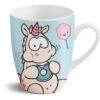 Nici 41450 Tasse Einhorn Theodor "Ich Vernasch Dich" Porzellan Kaffeetasse 310ml