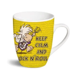 Nici 41769 Porzellantasse Schaf Keep Calm And Rock N Roll Kaffeetasse Teetasse