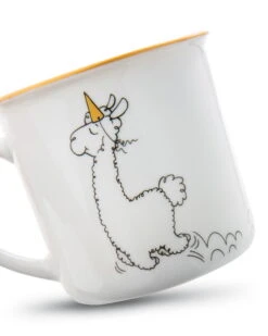 Nici 45013 Porzellantasse Metallic "Gehe Deinen Weg" Lama Kaffeetasse Teetasse -Nici 45013 04 ZA 1638x2048