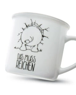 Nici 45029 Porzellantasse Metallic "Ich Bin Hier, Das Muss Reichen" Nashorn -Nici 45029 04 ZA 1638x2048