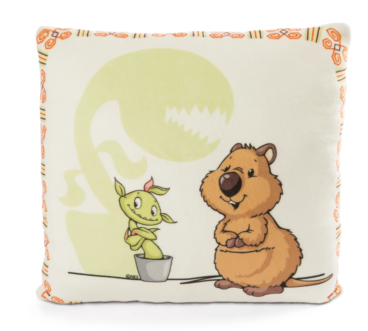 Nici 47234 GREEN Kissen Quokka Quokka-Mola & Gisela 30x30cm Plüsch Wild Friends 1 Nici 47234 GREEN Kissen Quokka Quokka-Mola & Gisela 30x30cm Plüsch Wild Friends