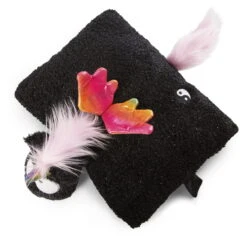 Nici 47382 Kuscheltierkissen Schwarzes Einhorn Rainbow Yin & Yang 40x30cm Plüsch -Nici 47382 03 ZA Frei 2048x2033