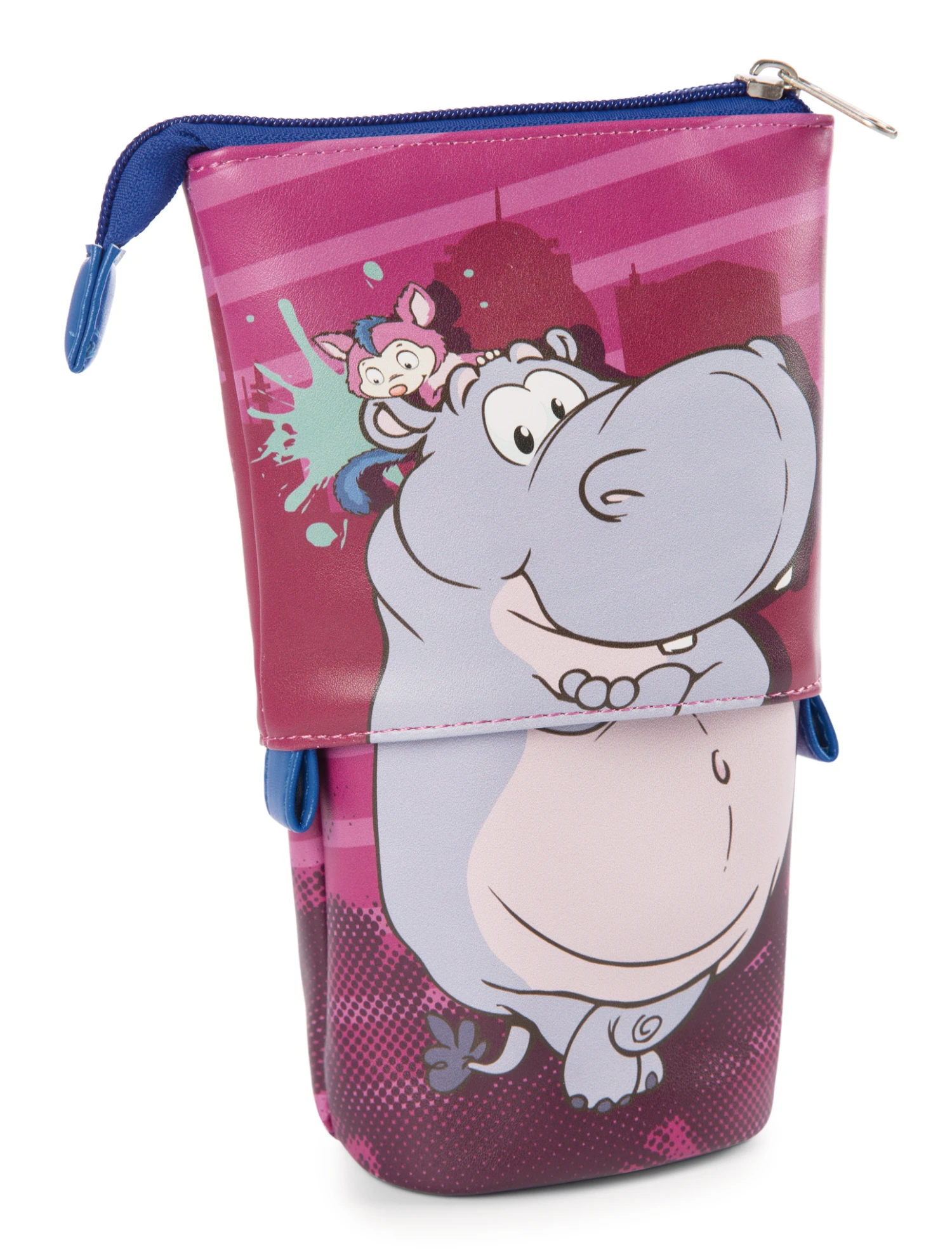 Nici 47984 Mäppchen Schlamper Verstellbar Krokodil & Nilpferd Wild Friends GREEN 2 Nici 47984 Mäppchen Schlamper Verstellbar Krokodil & Nilpferd Wild Friends GREEN – Bild 2