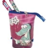 Nici 47984 Mäppchen Schlamper Verstellbar Krokodil & Nilpferd Wild Friends GREEN