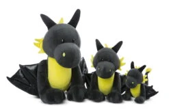 Nici 47995 Drache Dragor Schwarz-gelb 45cm Stehend Plüsch Kuscheltier Dragonia -Nici 47995 06 47994 47993 Groessenvergleich 2048x1331 1