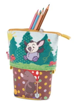 Nici 48214 Schlamper Stifte-Mäppchen Ca 19,5cm Forest Friends GREEN Plüsch -Nici 48214 05 ZA Frei 1444x2048