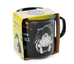 Nici 48255 Tasse Schwarzes Schaf Jerome 10cm Comic Wolf Ulvy & Friends 400ml