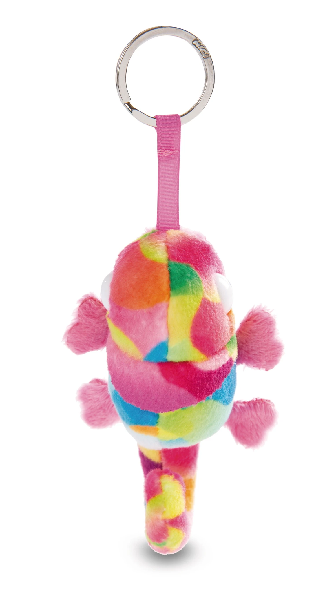 Nici 48963 Schlüsselanhänger Chamäleon Candymon 8cm Spring Summer Pink Gemustert 2 Nici 48963 Schlüsselanhänger Chamäleon Candymon 8cm Spring Summer Pink Gemustert – Bild 2