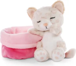 NICI Spielwaren Sleeping Pets Kätzchen Mit Leopardenmuster 12cm Im Kuscheltiere Teddies & Plüschfiguren -Nici 96adc1cb1656a8379e0f7cc880ef5f3c