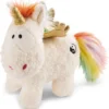 Nici 47381 Weißes Einhorn Rainbow Yin & Yang 45cm Stehend Plüsch Kuscheltier